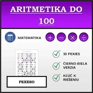 Pexeso: Aritmetika do 100