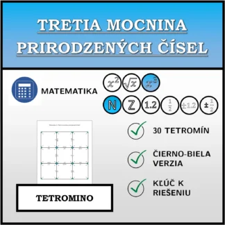Tetromino: Tretia mocnina prirodzených čísel
