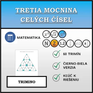 Trimino: Tretia mocnina celých čísel