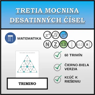 Trimino: Tretia mocnina desatinných čísel