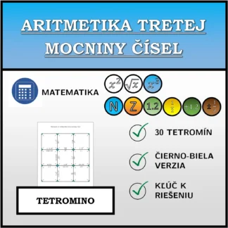 Tetromino: Aritmetika tretej mocniny čísel