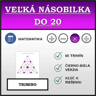 Trimino: Veľká násobilka do 20
