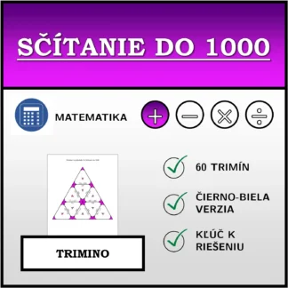 Trimino: Sčítanie do 1000