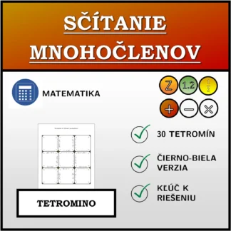 Tetromino: Sčítanie mnohočlenov