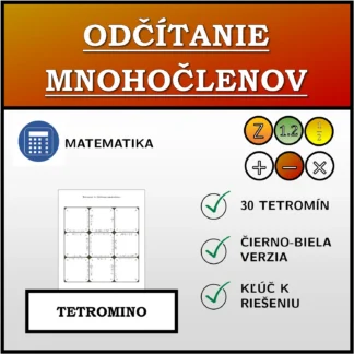 Tetromino: Odčítanie mnohočlenov
