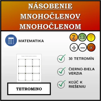 Tetromino: Násobenie mnohočlenov mnohočlenom