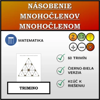 Trimino: Násobenie mnohočlenov mnohočlenom