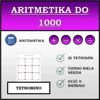 Tetromino: Aritmetika do 1000