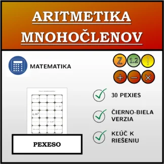 Pexeso: Aritmetika mnohočlenov