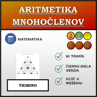 Trimino: Aritmetika mnohočlenov