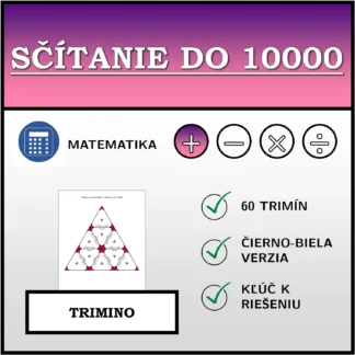 Trimino: Sčítanie do 10000