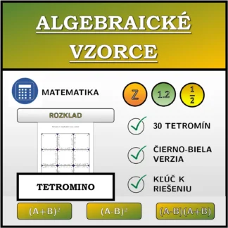 Tetromino: Algebraické vzorce, rozklad