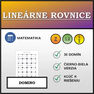 Domino: Lineárne rovnice