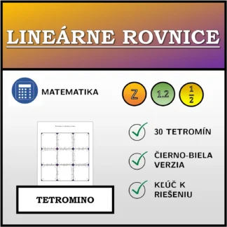 Tetromino: Lineárne rovnice