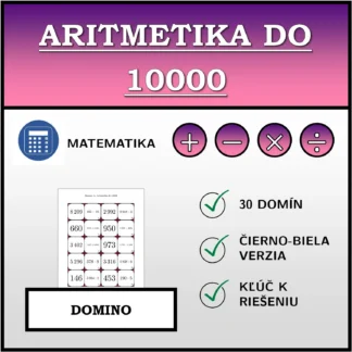 Domino: Aritmetika do 10000