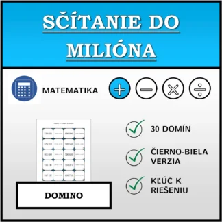 Domino: Sčítanie do milióna