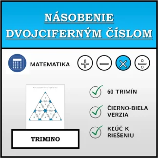 Trimino: Násobenie dvojciferným číslom