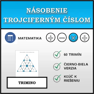 Trimino: Násobenie trojciferným číslom