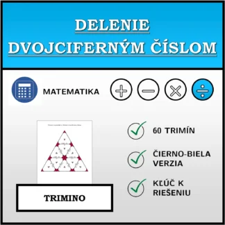 Trimino: Delenie dvojciferným číslom