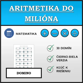 Domino: Aritmetika do milióna