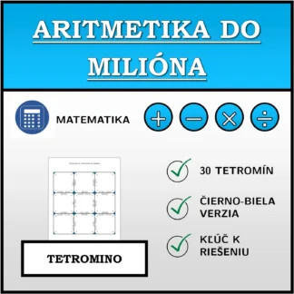 Tetromino: Aritmetika do milióna