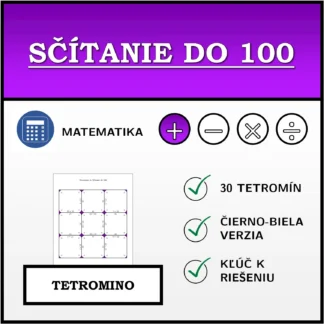 Tetromino: Sčítanie do 100