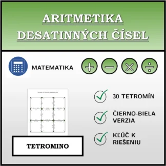 Tetromino: Aritmetika desatinných čísel