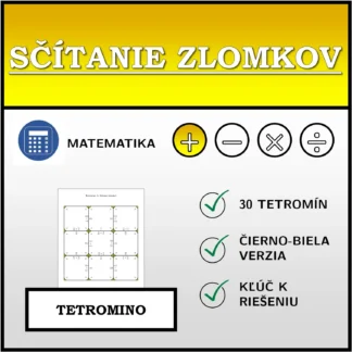 Tetromino: Sčítanie zlomkov