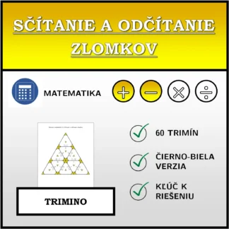 Trimino: Sčítanie a odčítanie zlomkov