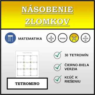 Tetromino: Násobenie zlomkov