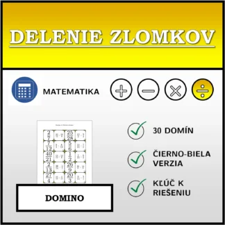 Domino: Delenie zlomkov