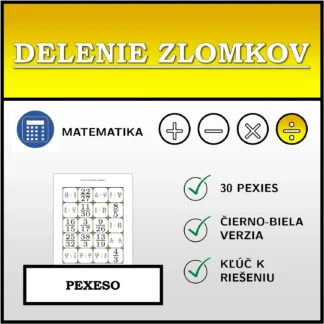 Pexeso: Delenie zlomkov