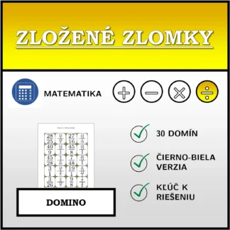 Domino: Zložené zlomky