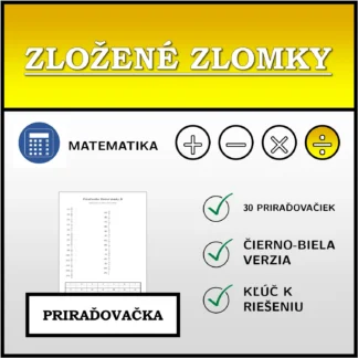 Priraďovačka: Zložené zlomky
