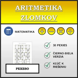 Pexeso: Aritmetika zlomkov