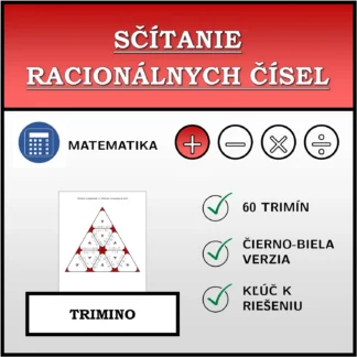 Trimino: Sčítanie racionálnych čísel