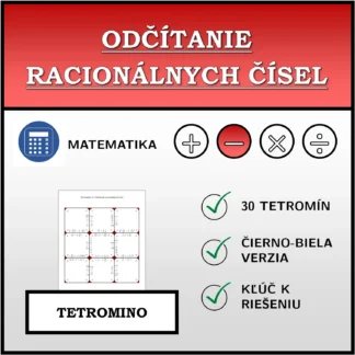 Tetromino: Odčítanie racionálnych čísel