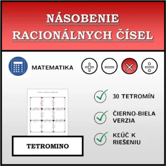 Tetromino: Násobenie racionálnych čísel