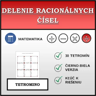 Tetromino: Delenie racionálnych čísel