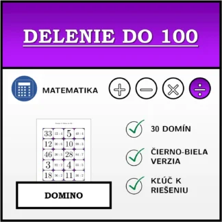 Domino: Delenie do 100