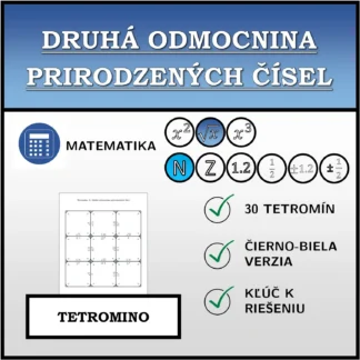 Tetromino: Druhá odmocnina prirodzených čísel