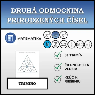 Trimino: Druhá odmocnina prirodzených čísel