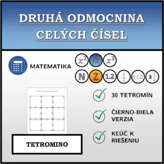 Tetromino: Druhá odmocnina celých čísel