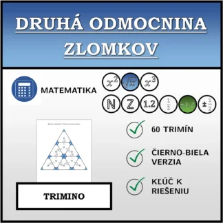 Trimino: Druhá odmocnina zlomkov