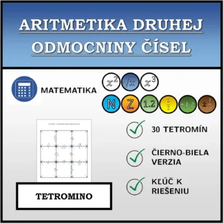 Tetromino: Aritmetika druhej odmocniny čísel
